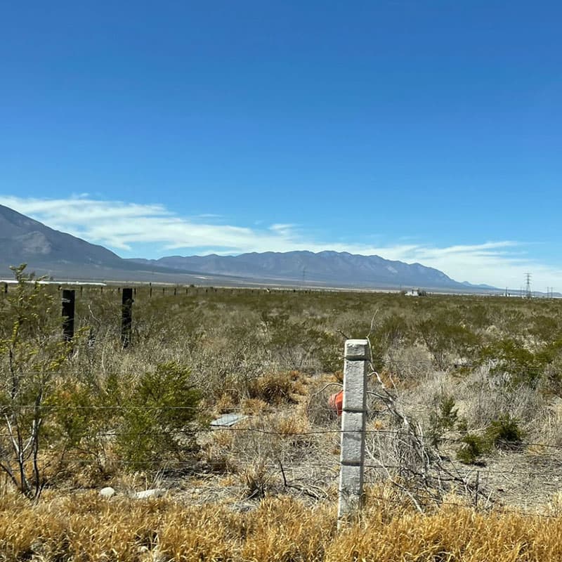 Vista del terreno industrial en venta en Agua Nueva, Saltillo